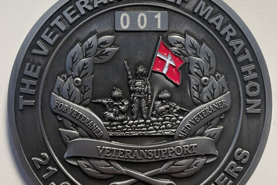 VeteranSupport.DK Halvmarathon medalje